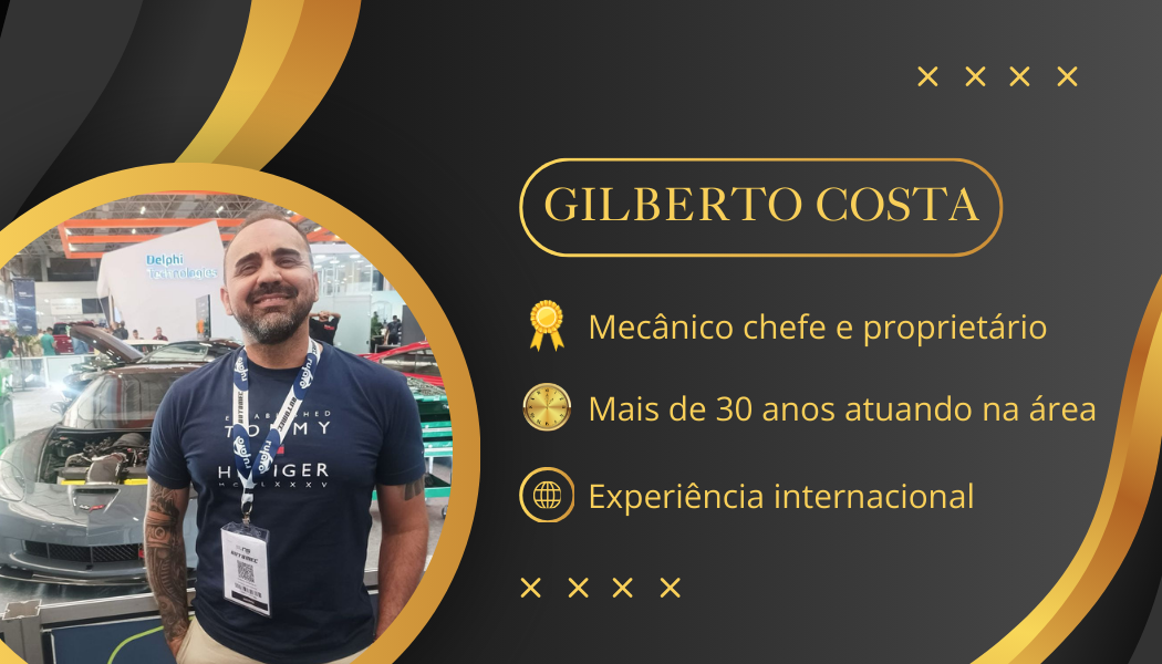 Gilberto Costa - Mecânico chefe